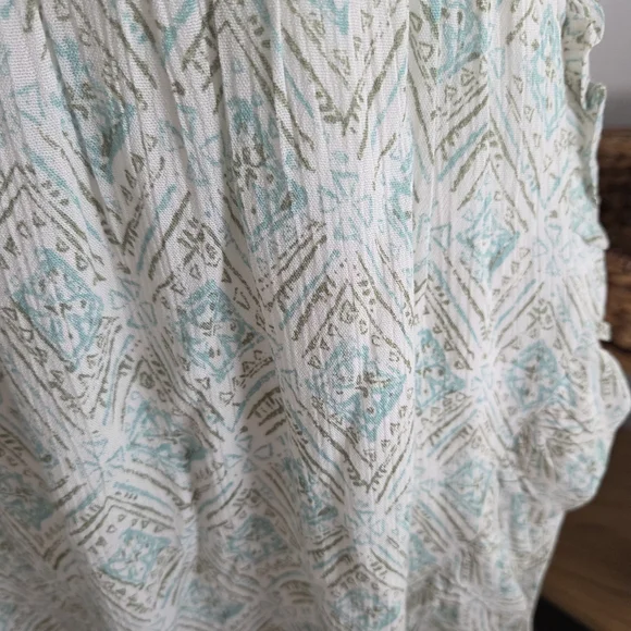 Doe & Rae Strapless Geometric Print Dress NWOT - Picture 5 of 7